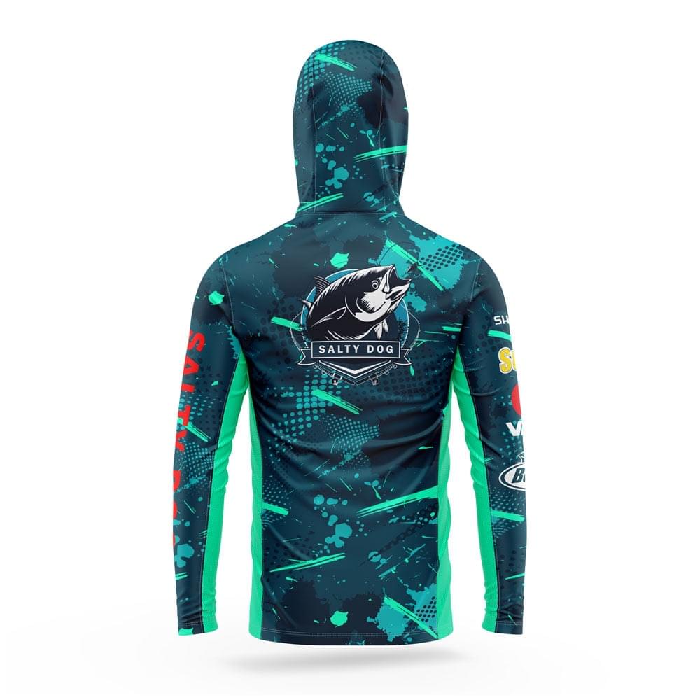 Abstract Tuna – Gaiter Hoodie - Image 2