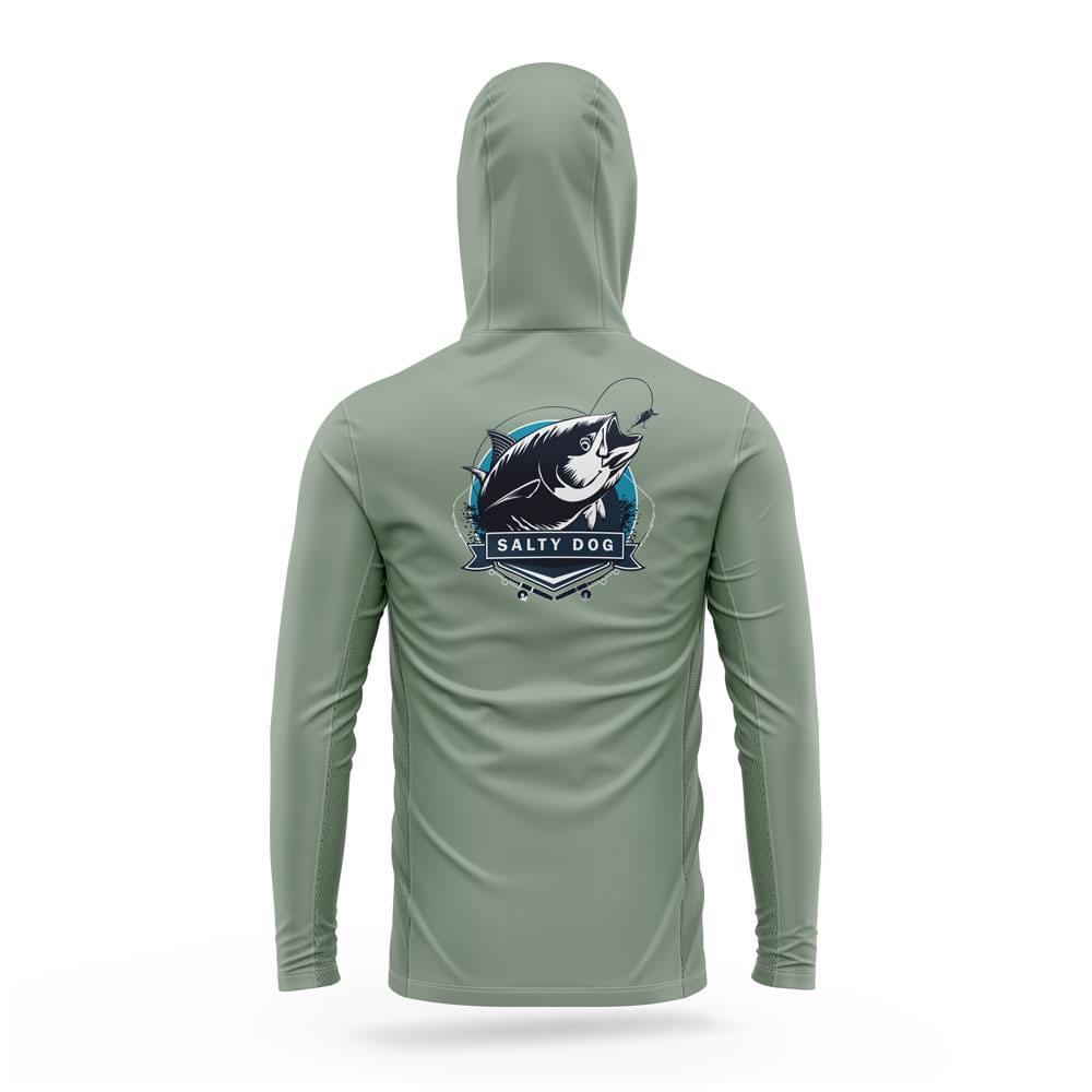 Olive Green – Gaiter Hoodie - Image 2