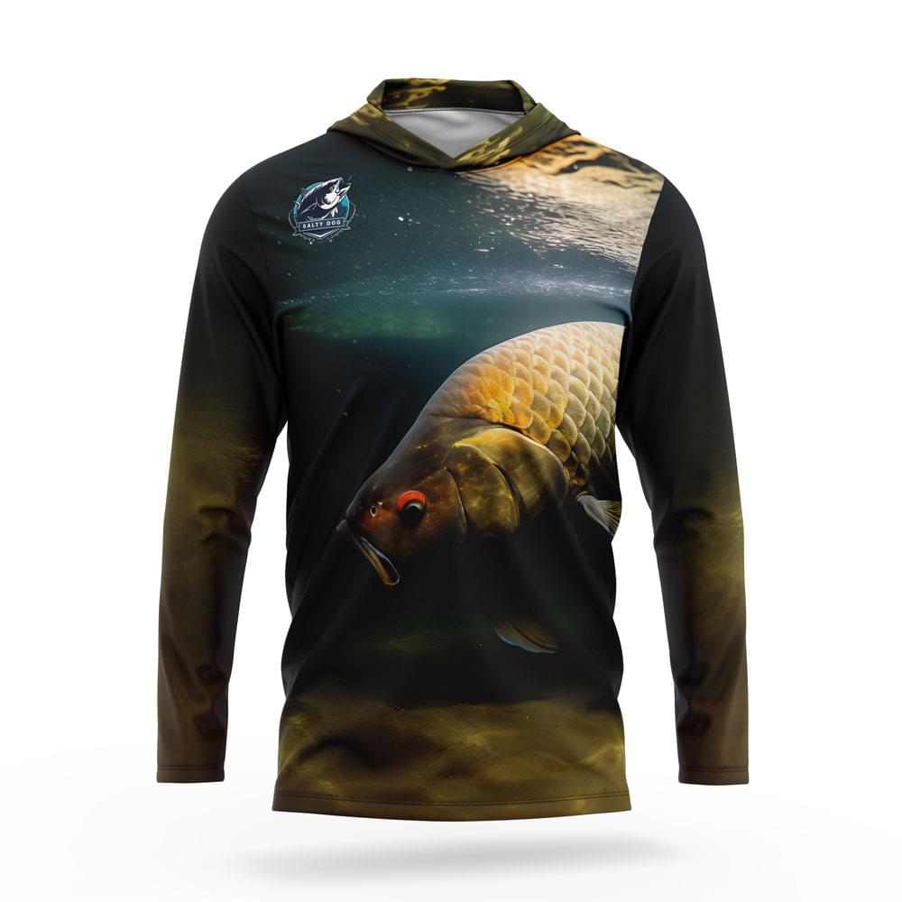 Aqua Mirror Carp – Standard Hoodie