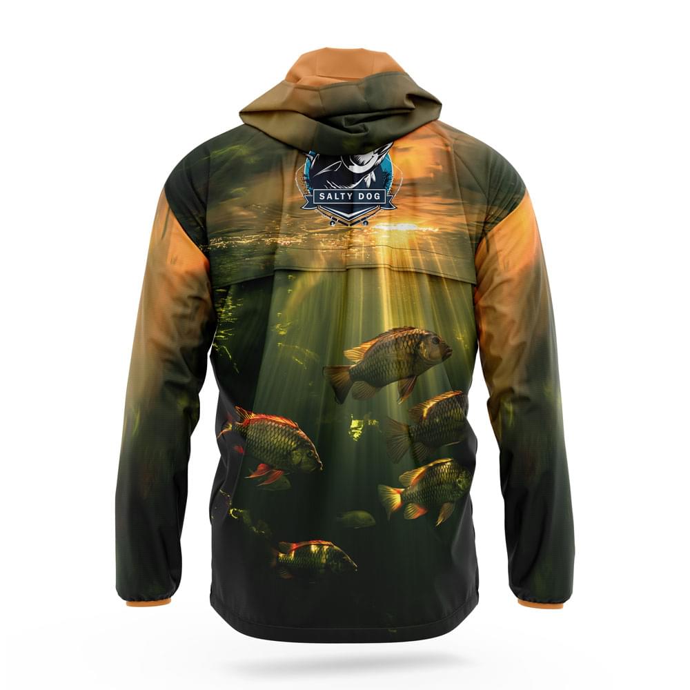 Tilapia Sunset Waterproof Windbreaker - Image 2
