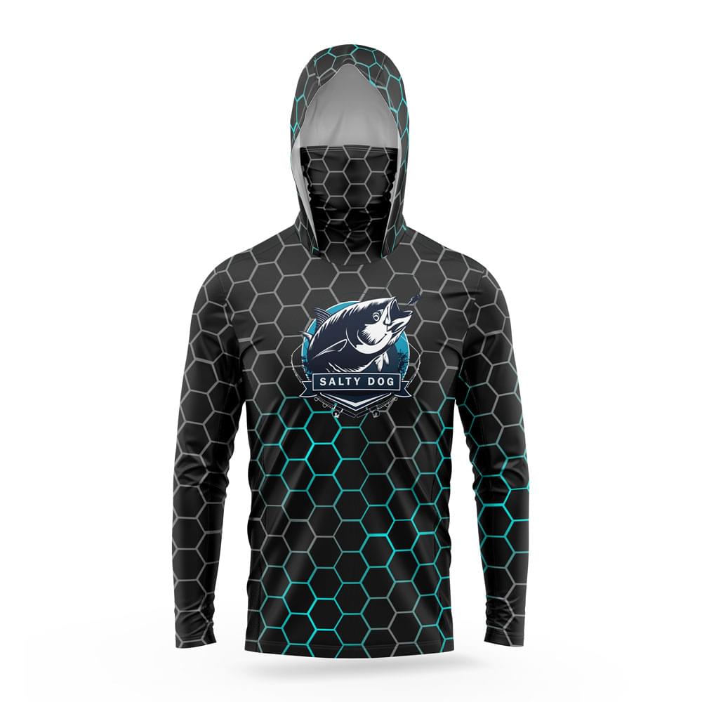 Black Hexagon – Gaiter Hoodie