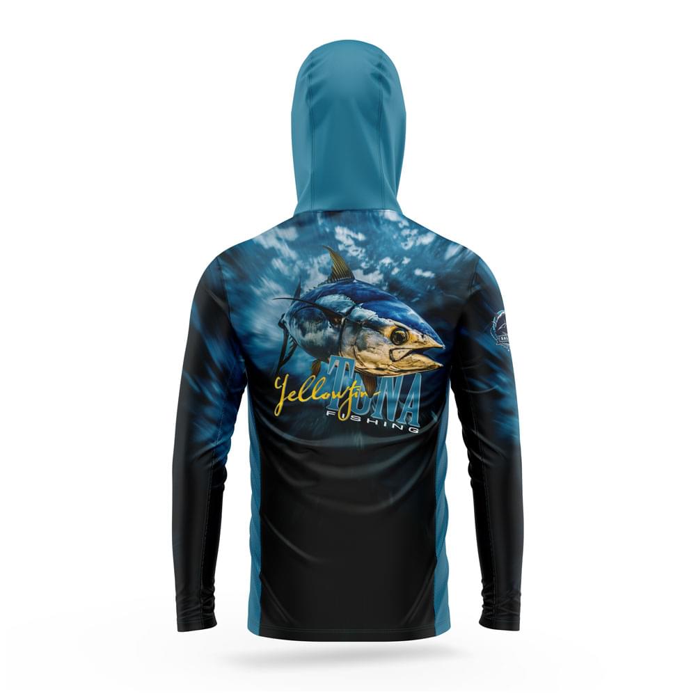 Yellowfin Tuna – Gaiter Hoodie - Image 2