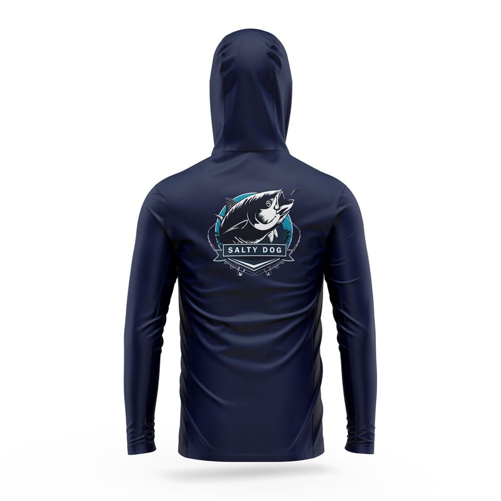 Dark Blue – Gaiter Hoodie - Image 2
