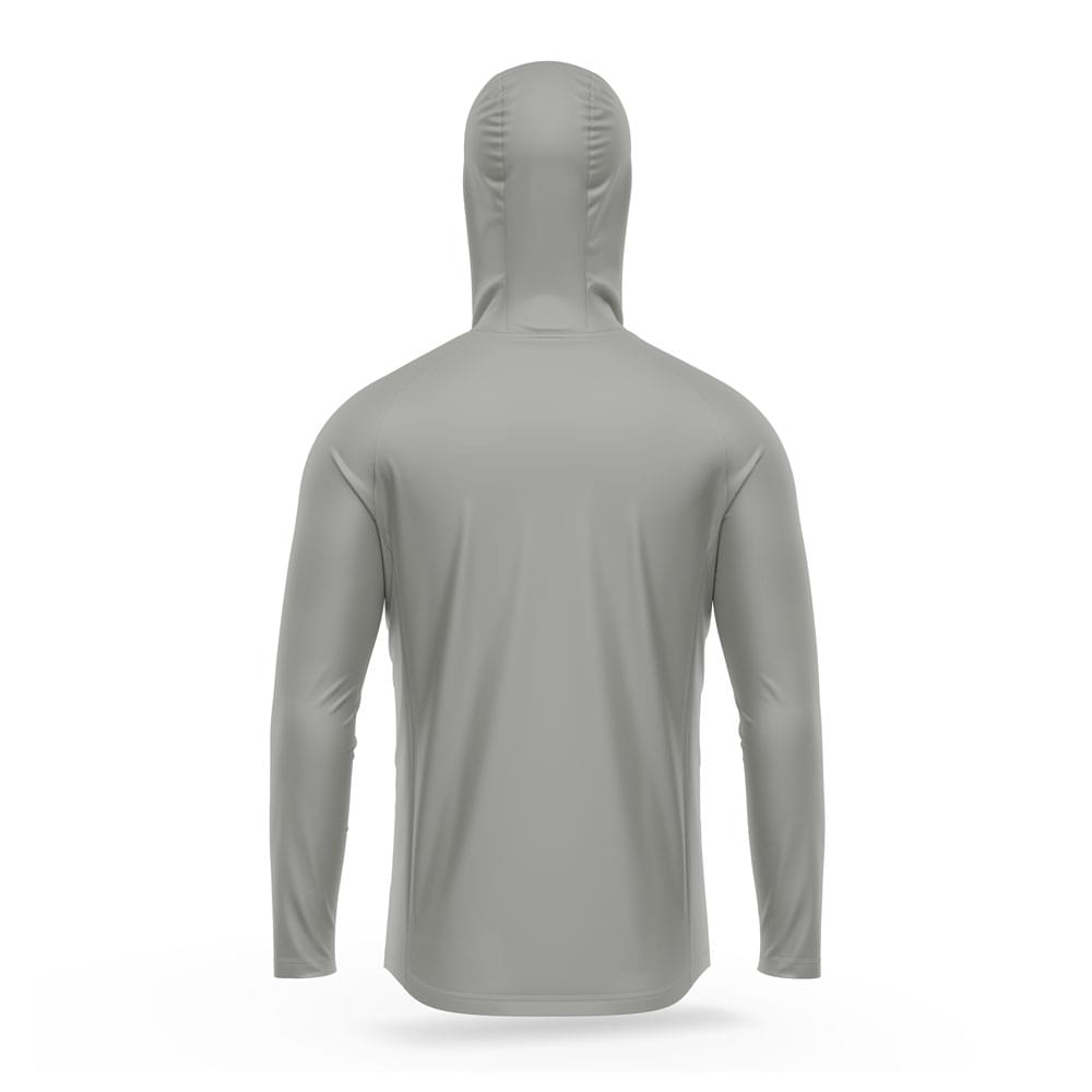 Light Grey – Zipped Hoodie - Image 2