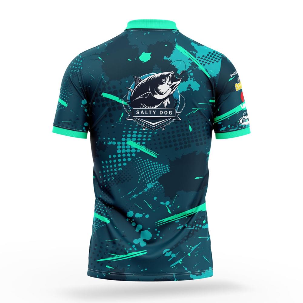 Abstract Tuna – Collared Short Sleeve - Image 2