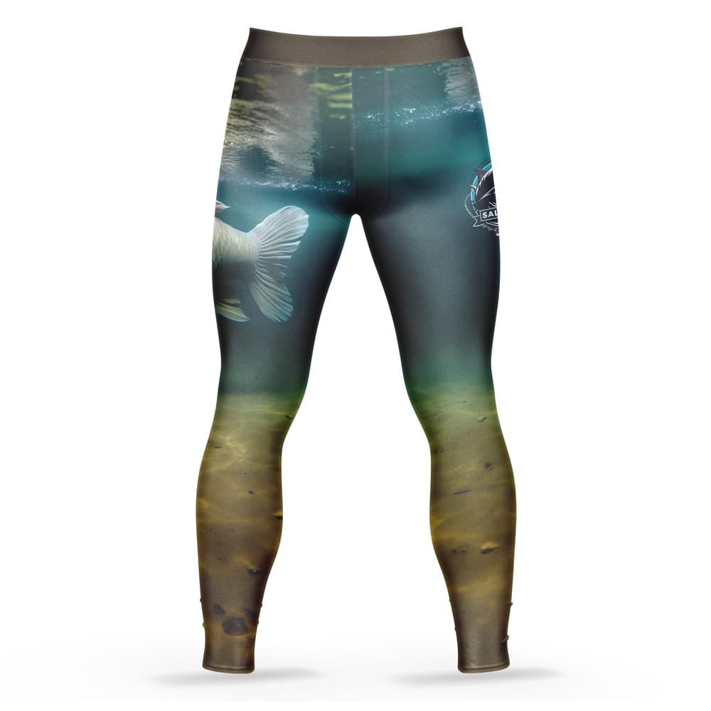 Aqua Mirror Carp Leggings – Mens - Image 2
